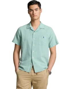 Polo Ralph Lauren Classic Fit Linen-Cotton Camp Shirt | Shirts & Tops -Elegant Shoe Shop 71SzmOaO42L. AC SR736920