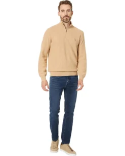 Polo Ralph Lauren Mesh-Knit Cotton 1/4 Zip Sweater | Sweaters -Elegant Shoe Shop 71TIz0uIvzL. AC SR736920