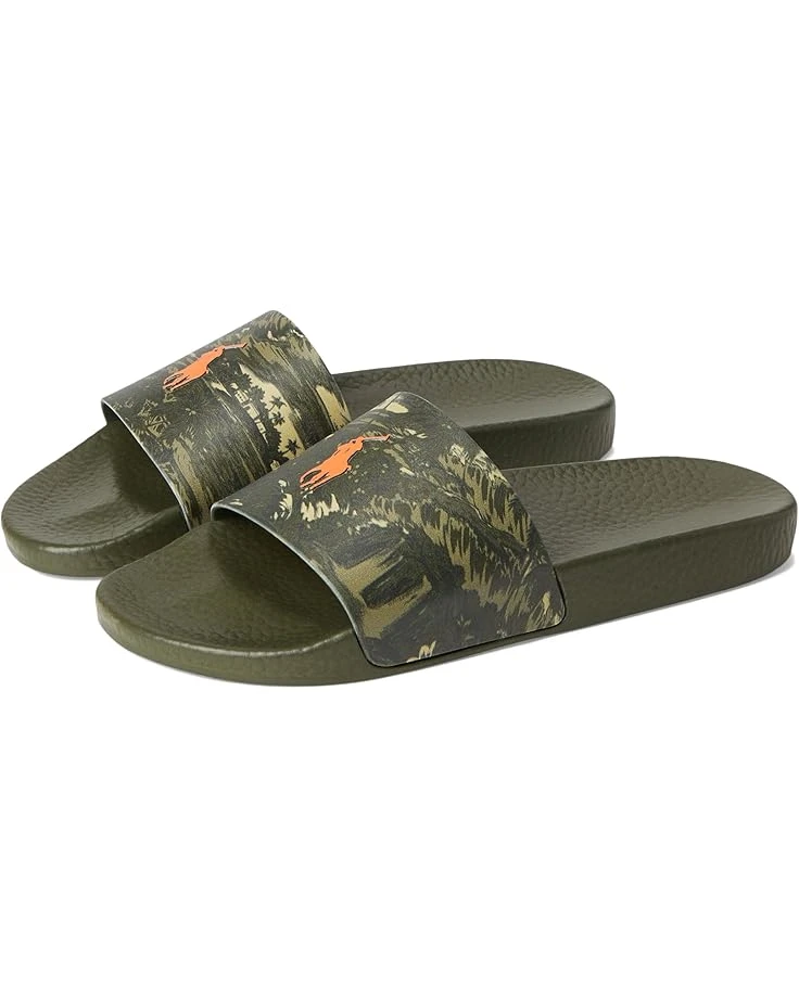 Polo Ralph Lauren Scenic-Print Floral Slide | Slippers 1 Polo Ralph Lauren Scenic-Print Floral Slide | Slippers