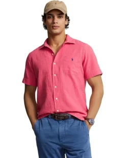 Polo Ralph Lauren Classic Fit Linen-Cotton Camp Shirt | Shirts & Tops -Elegant Shoe Shop 71UkX8bvRbL. AC SR736920