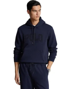 Polo Ralph Lauren Logo Double-Knit Mesh-Face Hoodie | Hoodies & Sweatshirts
