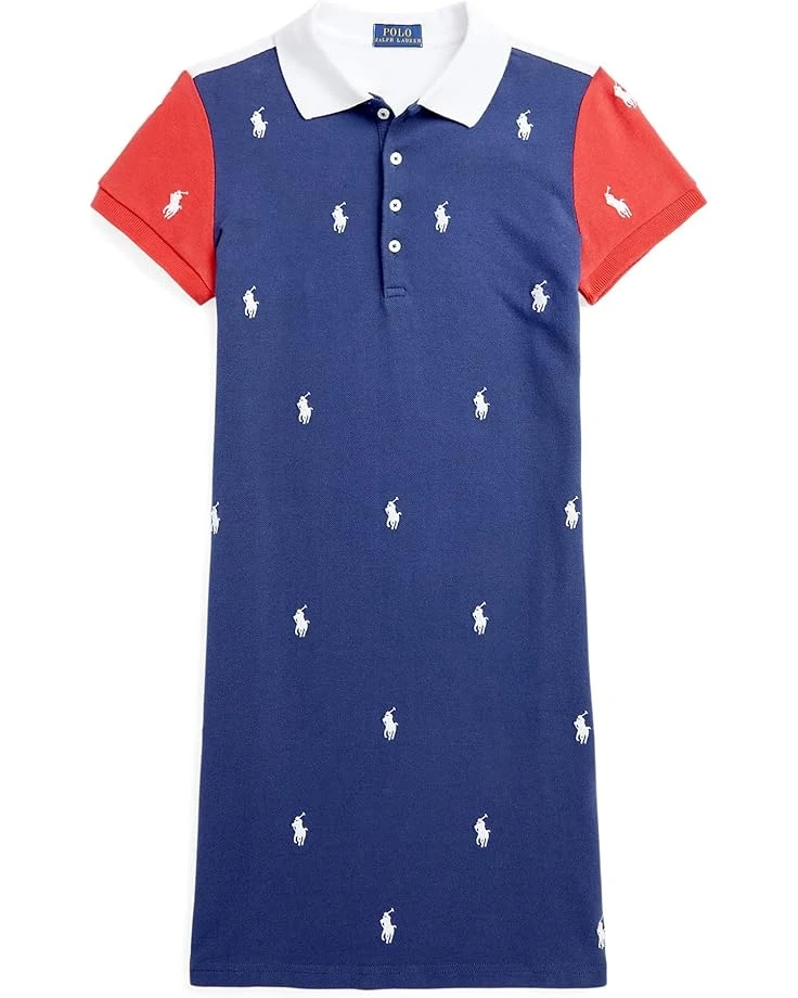 Polo Ralph Lauren Kids Polo Pony Cotton Mesh Polo Dress (Big Kids) | Dresses 1 Polo Ralph Lauren Kids Polo Pony Cotton Mesh Polo Dress (Big Kids) | Dresses
