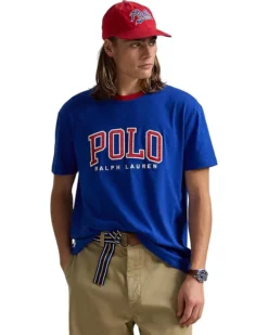 Polo Ralph Lauren Classic Fit Letterman Logo T-shirt | Shirts & Tops -Elegant Shoe Shop 71baINZe5gL. AC SR736920