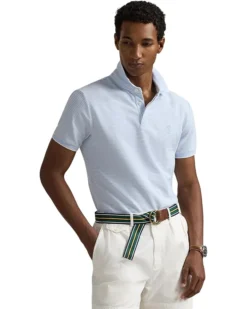 Polo Ralph Lauren Custom Slim Fit Stretch Oxford Mesh Polo | Shirts & Tops -Elegant Shoe Shop 71cqa2m3PTL. AC SR736920
