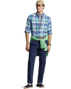 Polo Ralph Lauren Classic Fit Plaid Linen Shirt | Shirts & Tops -Elegant Shoe Shop 71eNeRHAUWL. AC SR736920