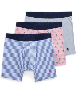 Polo Ralph Lauren Classic Fit Stretch Boxer Brief 3-Pack | Underwear