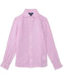 Polo Ralph Lauren Kids Striped Linen Shirt (Toddler/Little Kid) | Shirts & Tops -Elegant Shoe Shop 71hOeKyaRzL. AC SR736920