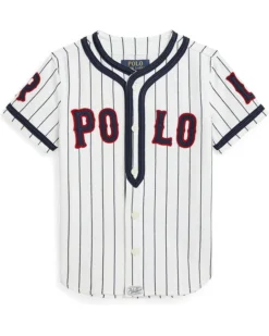 Polo Ralph Lauren Kids Logo Cotton Jersey Baseball Shirt (Toddler/Little Kid) | Shirts & Tops