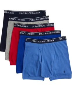 Polo Ralph Lauren 5 Pack Classic Fit Cotton Boxer Briefs | Underwear -Elegant Shoe Shop 71kcHHFEwwL. AC SR736920