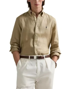 Polo Ralph Lauren Long Sleeve Linen - Classic | Shirts & Tops -Elegant Shoe Shop 71nY7qO3bHL. AC SR736920