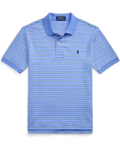 Polo Ralph Lauren Kids Striped Soft Cotton Polo Shirt (Big Kid) | Shirts & Tops