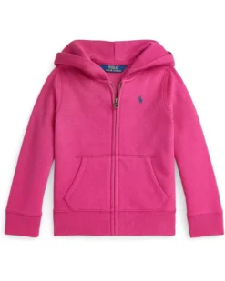 Polo Ralph Lauren Kids Fleece Full Zip Hoodie (Toddler/Little Kid) | Hoodies & Sweatshirts