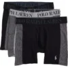 Polo Ralph Lauren 4-D Flex Max Flex Boxer Brief w/ Rib Side Panel 3 Pack | Underwear