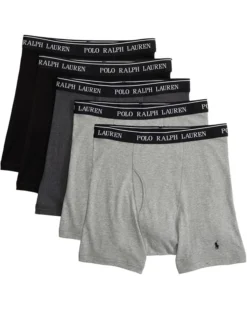 Polo Ralph Lauren 5 Pack Classic Fit Cotton Boxer Briefs | Underwear