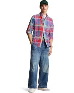 Polo Ralph Lauren Classic Fit Striped Oxford Shirt | Shirts & Tops -Elegant Shoe Shop 71yJE3nX9UL. AC SR736920