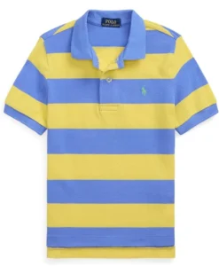 Polo Ralph Lauren Kids Striped Cotton Mesh Polo Shirt (Toddler/Little Kid) | Shirts & Tops -Elegant Shoe Shop 810xlpD2ZxL. AC SR736920