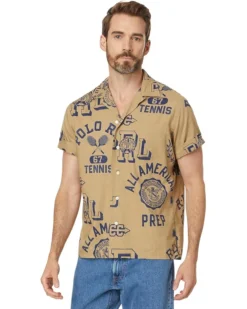 Polo Ralph Lauren Classic Fit Cotton-Linen Camp Shirt | Shirts & Tops