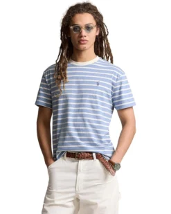 Polo Ralph Lauren Classic Fit Striped Jersey T-Shirt | Shirts & Tops -Elegant Shoe Shop 815eWEzgtsL. AC SR736920