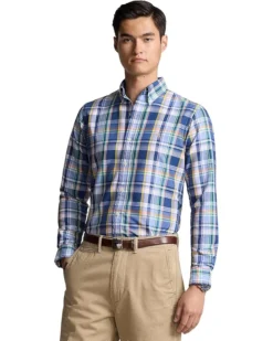 Polo Ralph Lauren Classic Fit Plaid Oxford Shirt | Shirts & Tops
