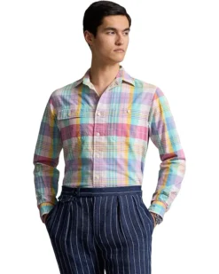 Polo Ralph Lauren Classic Fit Plaid Oxford Shirt | Shirts & Tops -Elegant Shoe Shop 81948lbNSXL. AC SR736920