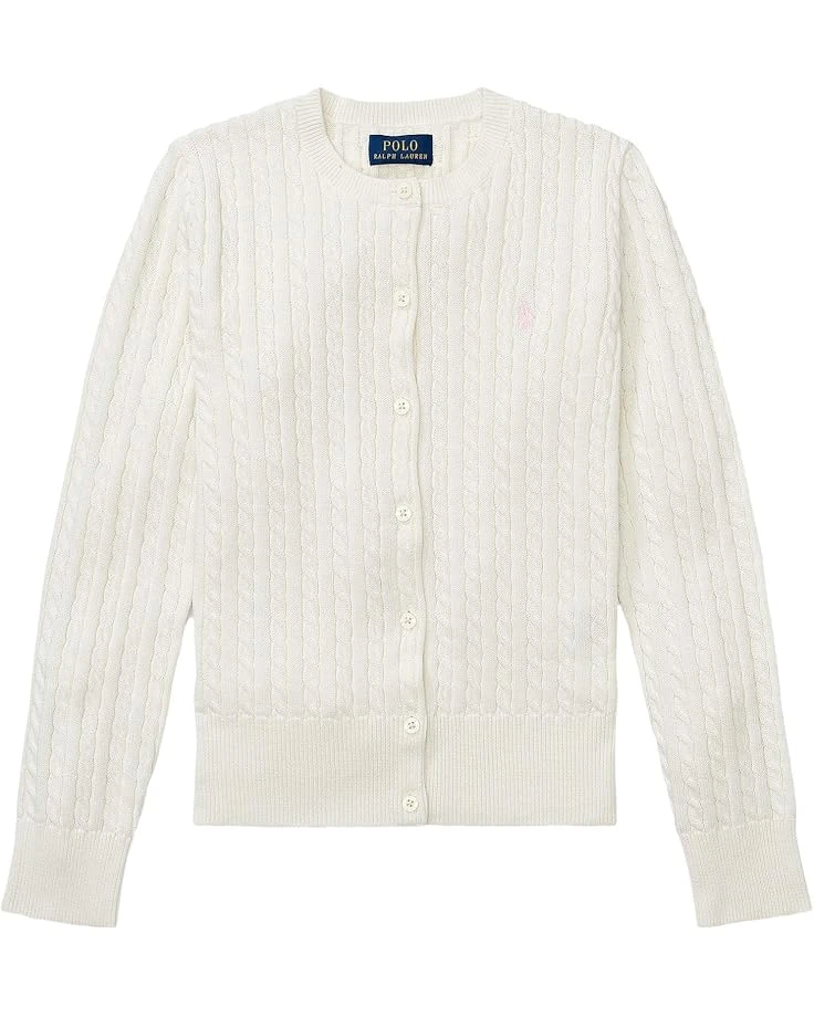 Polo Ralph Lauren Kids Cable Knit Cotton Cardigan (Big Kids) | Sweaters 5 Polo Ralph Lauren Kids Cable Knit Cotton Cardigan (Big Kids) | Sweaters - Image 5