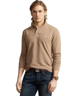 Polo Ralph Lauren Classic Fit Mesh Long-Sleeve Polo Shirt | Shirts & Tops