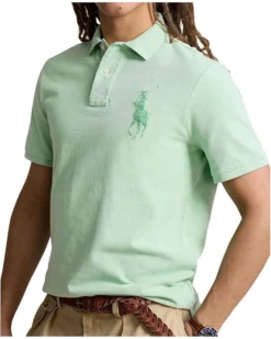 Polo Ralph Lauren Custom Slim Fit Big Pony Mesh Polo Shirt | Shirts & Tops -Elegant Shoe Shop 81EhCs3YSGL. AC SR736920