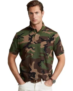 Polo Ralph Lauren Classic Fit Camo Mesh Polo Shirt | Shirts & Tops