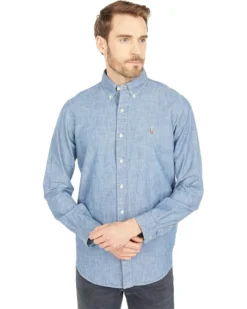Polo Ralph Lauren Classic Fit Indigo Chambray Shirt | Coats & Outerwear