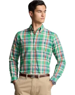 Polo Ralph Lauren Classic Fit Plaid Oxford Shirt | Shirts & Tops -Elegant Shoe Shop 81NiFvBDBGL. AC SR736920