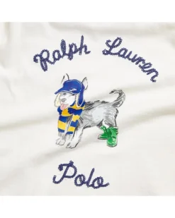 Polo Ralph Lauren Kids Dog-Print Cotton Long Sleeve Tee (Infant) | Shirts & Tops -Elegant Shoe Shop 81NsShbdUiL. AC SR736920