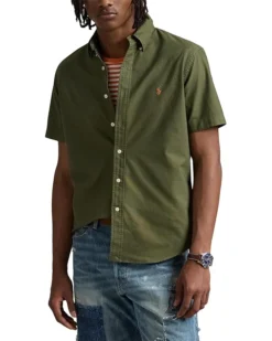 Polo Ralph Lauren Classic Fit Garment-Dyed Oxford Shirt | Shirts & Tops -Elegant Shoe Shop 81Nzp1vhbWL. AC SR736920