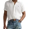 Polo Ralph Lauren Short Sleeve Classic Fit Linen Shirt | Shirts & Tops