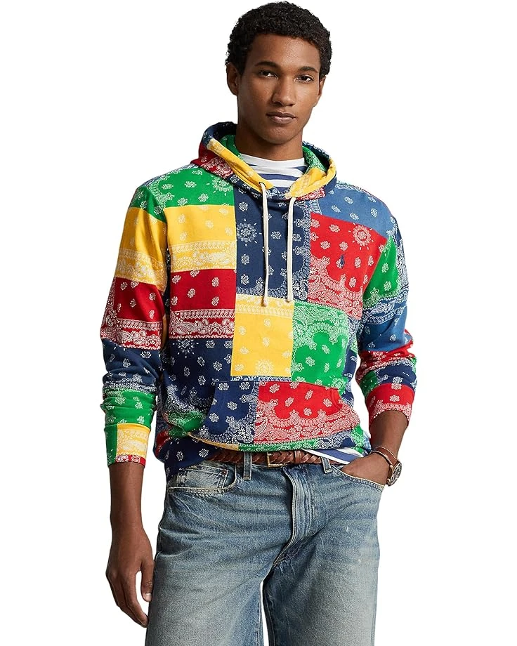 Polo Ralph Lauren Patchwork-Print Spa Terry Hoodie | Hoodies & Sweatshirts 1 Polo Ralph Lauren Patchwork-Print Spa Terry Hoodie | Hoodies & Sweatshirts