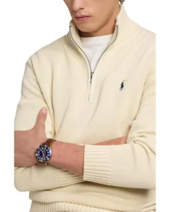 Polo Ralph Lauren Cotton 1/4 Zip Sweater | Sweaters -Elegant Shoe Shop 81VCFODhm6L. AC SR736920