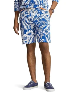 Polo Ralph Lauren 8.5-Inch Tropical Floral Spa Terry Shorts