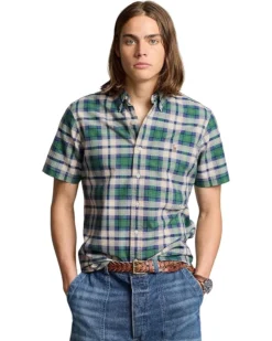 Polo Ralph Lauren Classic Fit Plaid Oxford Shirt | Shirts & Tops -Elegant Shoe Shop 81Zaj8HqdBL. AC SR736920