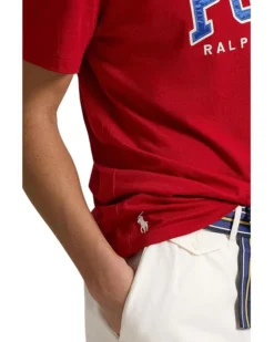 Polo Ralph Lauren Classic Fit Letterman Logo T-shirt | Shirts & Tops -Elegant Shoe Shop 81bK6N 1FHL. AC SR736920