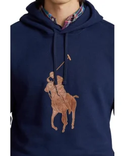 Polo Ralph Lauren The RL Fleece Leather-Big Pony Hoodie | Hoodies & Sweatshirts -Elegant Shoe Shop 81cXjV6LblL. AC SR736920