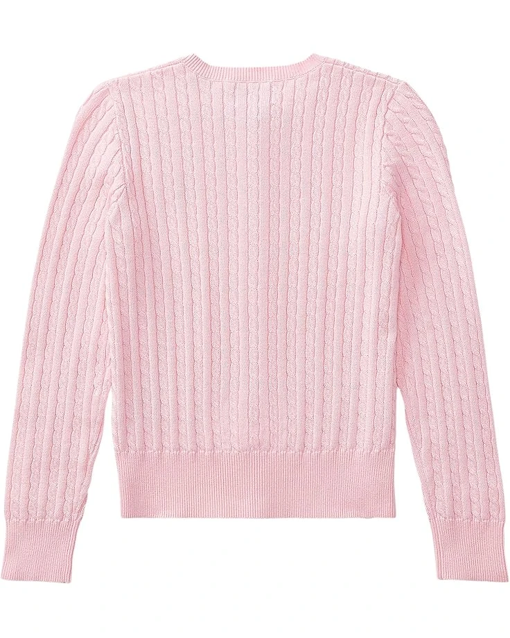 Polo Ralph Lauren Kids Cable Knit Cotton Cardigan (Big Kids) | Sweaters 2 Polo Ralph Lauren Kids Cable Knit Cotton Cardigan (Big Kids) | Sweaters - Image 2
