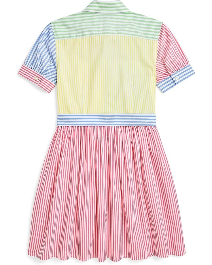Polo Ralph Lauren Kids Striped Cotton Fun Shirtdresss (Big Kid) | Dresses 2 Polo Ralph Lauren Kids Striped Cotton Fun Shirtdresss (Big Kid) | Dresses - Image 2