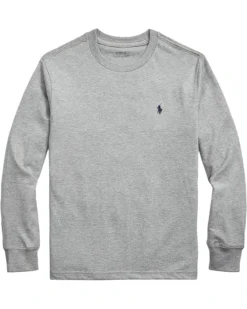 Polo Ralph Lauren Kids Cotton Jersey Long Sleeve Tee (Big Kids) | Shirts & Tops