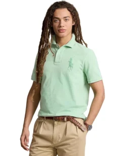 Polo Ralph Lauren Custom Slim Fit Big Pony Mesh Polo Shirt | Shirts & Tops