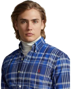 Polo Ralph Lauren Classic Fit Plaid Oxford Long Sleeve Shirt | Shirts & Tops -Elegant Shoe Shop 81pM62a1veL. AC SR736920