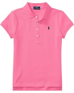 Polo Ralph Lauren Kids Short Sleeve Mesh Polo Shirt (Big Kids) | Shirts & Tops