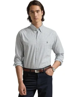 Polo Ralph Lauren Classic Fit Plaid Stretch Poplin Shirt | Shirts & Tops