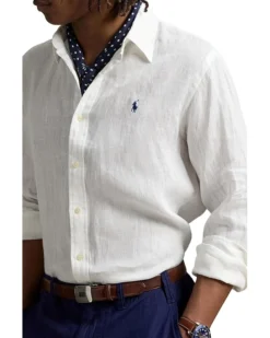 Polo Ralph Lauren Long Sleeve Linen - Classic | Shirts & Tops -Elegant Shoe Shop 81uqSy5E6cL. AC SR736920