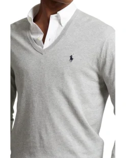 Polo Ralph Lauren Cotton V-Neck Sweater | Sweaters -Elegant Shoe Shop 918jiX6OxkL. AC SR736920