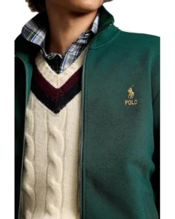 Polo Ralph Lauren Double-Knit Mesh Track Jacket | Coats & Outerwear -Elegant Shoe Shop 91Az16uK3KL. AC SR736920
