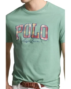 Polo Ralph Lauren Classic Fit Plaid-Logo Jersey T-Shirt | Shirts & Tops -Elegant Shoe Shop 91f2tpcfKEL. AC SR736920